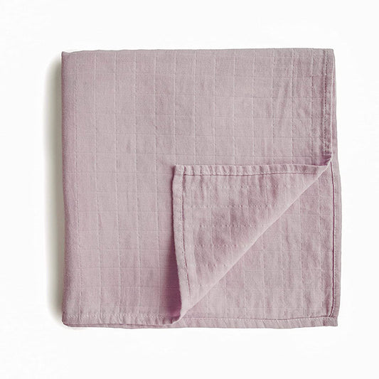 Swaddle Organic Muslin Cloth ''Soft Mauve''