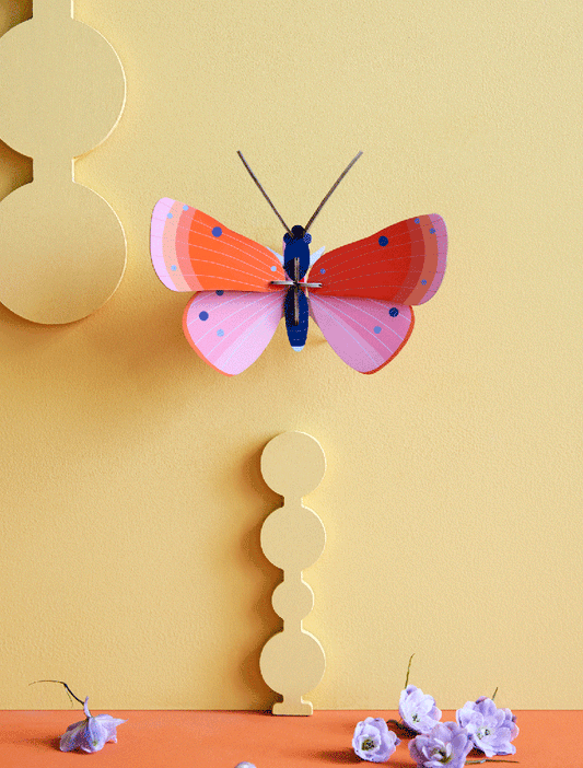 Studio-Dach "Gefleckter Kupferschmetterling" Wanddekoration