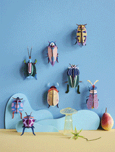 Load image into Gallery viewer, &#39;&#39;Violet Click Beetle&#39;&#39; 3D Wall Hanging
