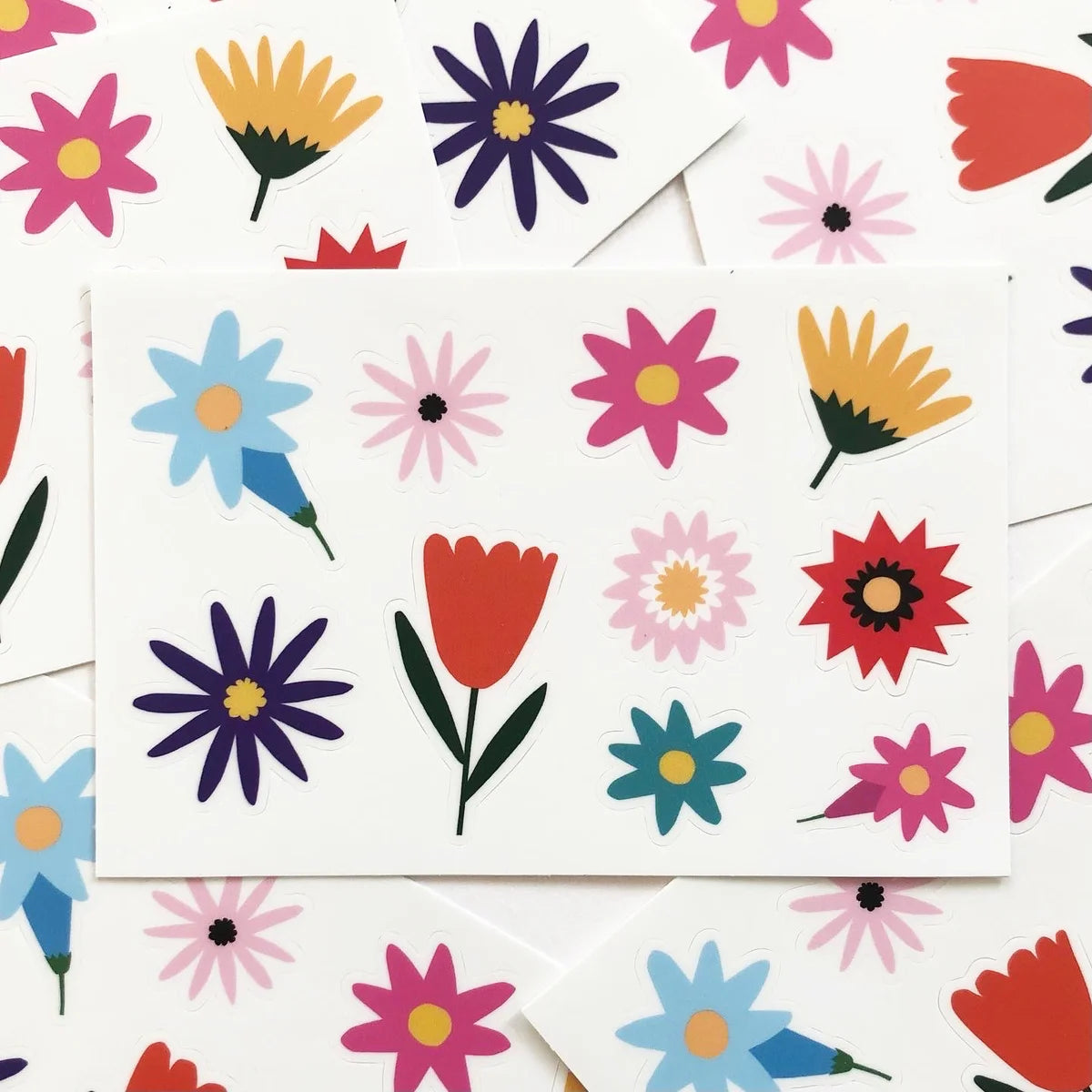 ''Blumen'' Aufkleber-Set