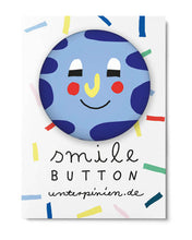 Load image into Gallery viewer, Smile Button &#39;&#39;Smile Relaxed&#39;&#39;
