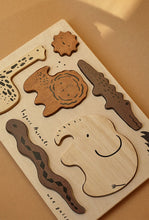 Load image into Gallery viewer, Wooden Puzzle &#39;&#39;Safari Animals&#39;&#39;
