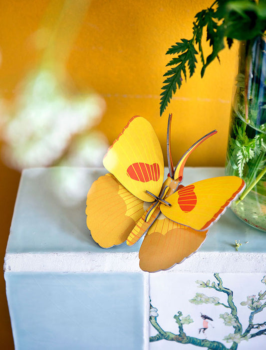 Studio Roof ''Gelbe Schmetterling'', Wanddekoration